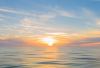 beautiful sunset over the ocean off the coast of naples, fl