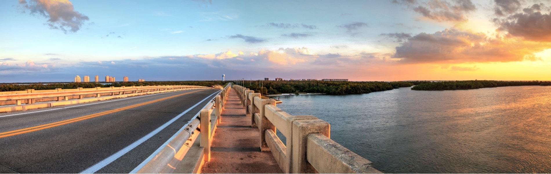 bridge to estero in southwest florida