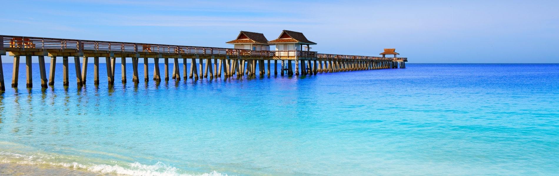 naples pier and beach in florida
